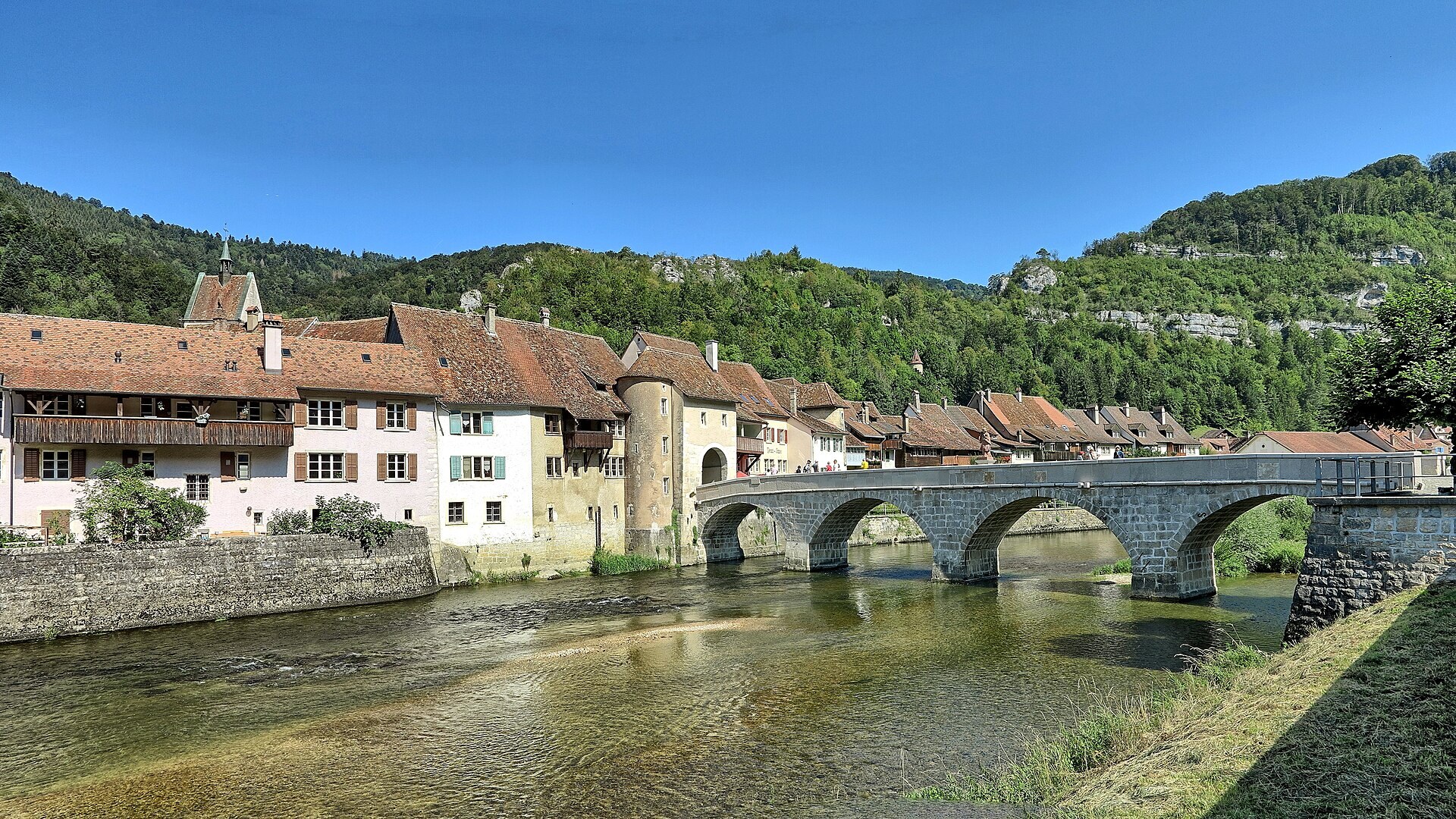 Saint-Ursanne · Pont Saint-Jean & Doubs